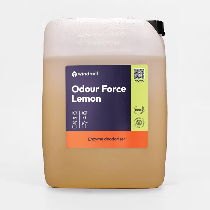 Windmill Odour Force Lemon - Enzyme Deodoriser - 10L - Windmill Refill